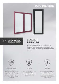 Fenster PVC PRIMO 76